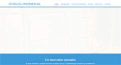 Desktop Screenshot of opstaldeurrubbers.nl