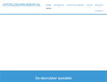 Tablet Screenshot of opstaldeurrubbers.nl